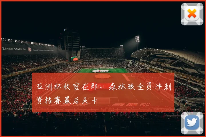 亚洲杯收官在即，森林狼全员冲刺资格赛最后关卡 - 2026世界杯